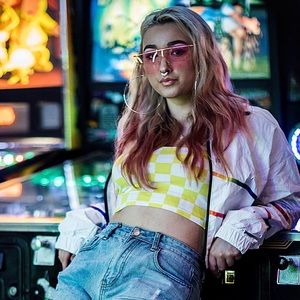 White forever 21 cropped jacket!